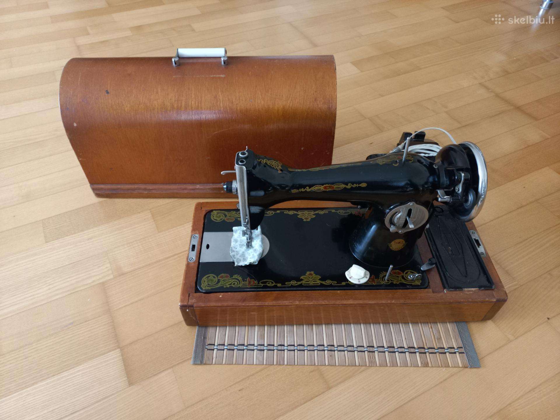 Siuvimo mašina Podolsk su elektriniu varikliu