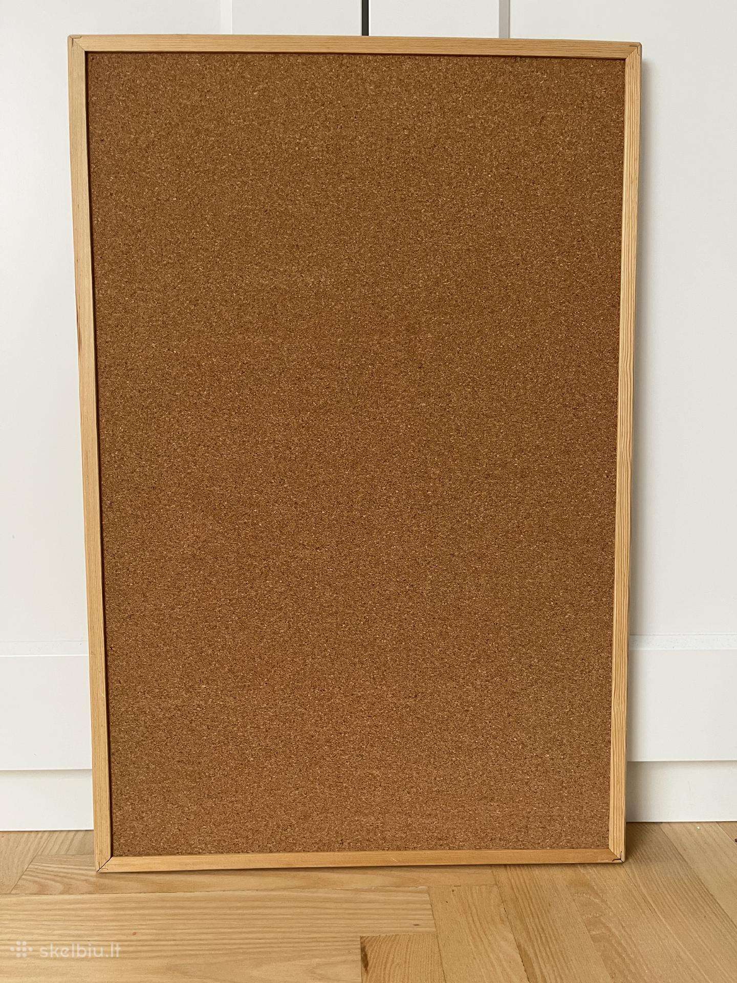 60x40 cm dvipusė kamštinė lenta