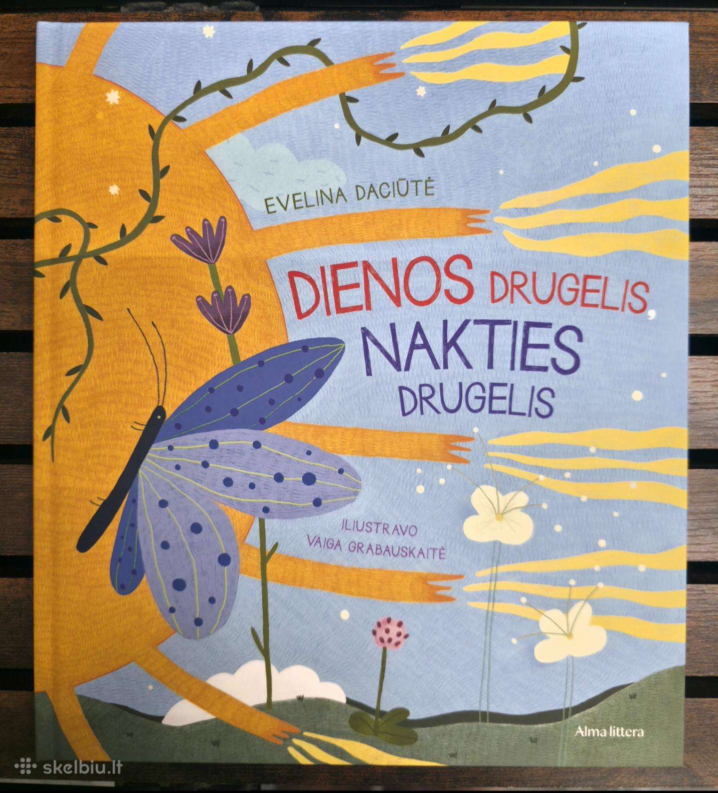 Vaikiška Knygutė Dienos Drugelis Nakties Drugelis