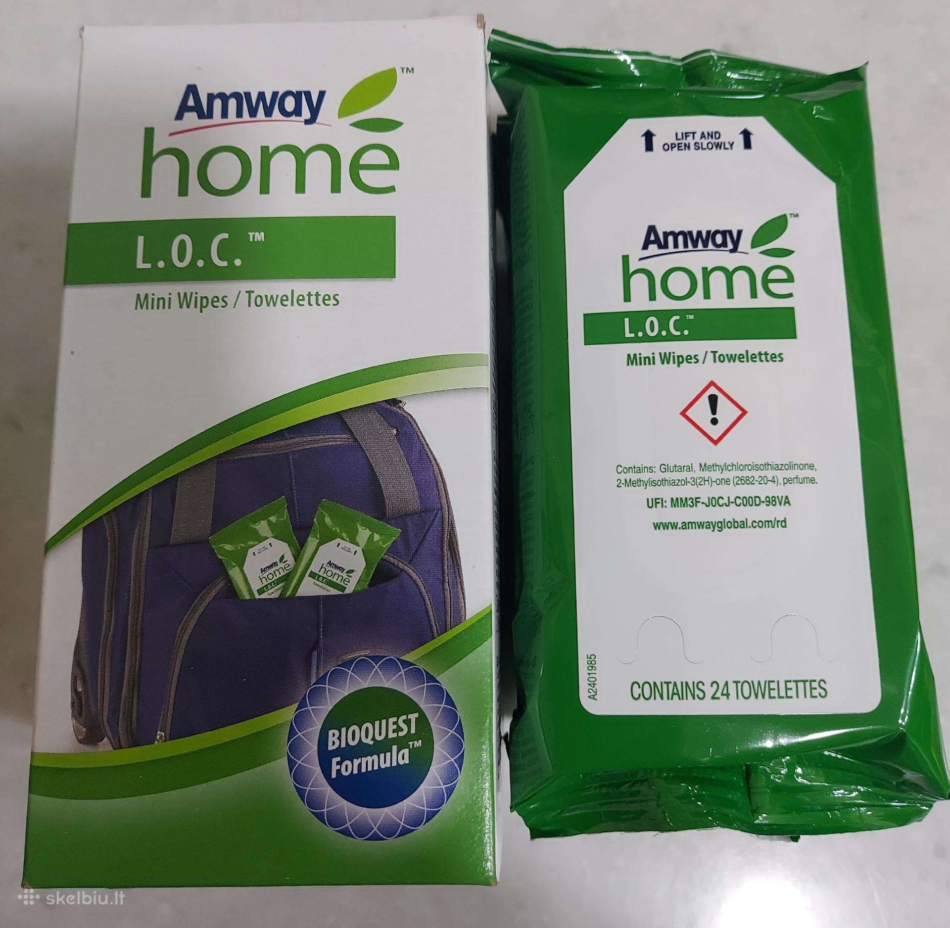 Amway drėgnos servetėlės 1 dėžutė