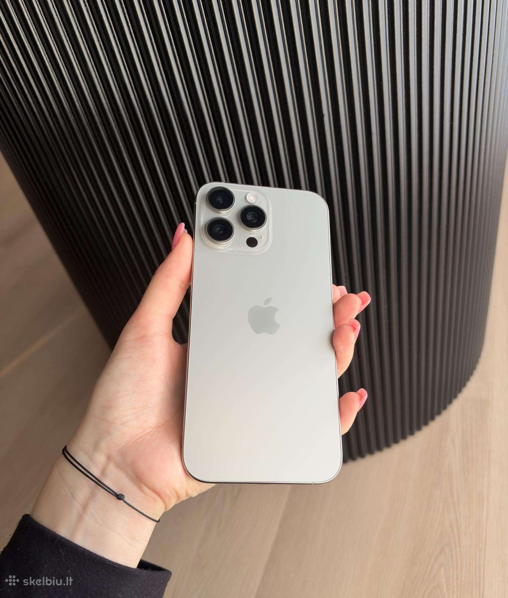 iPhone 16 pro max 256 GB Natural Titanium spalvos