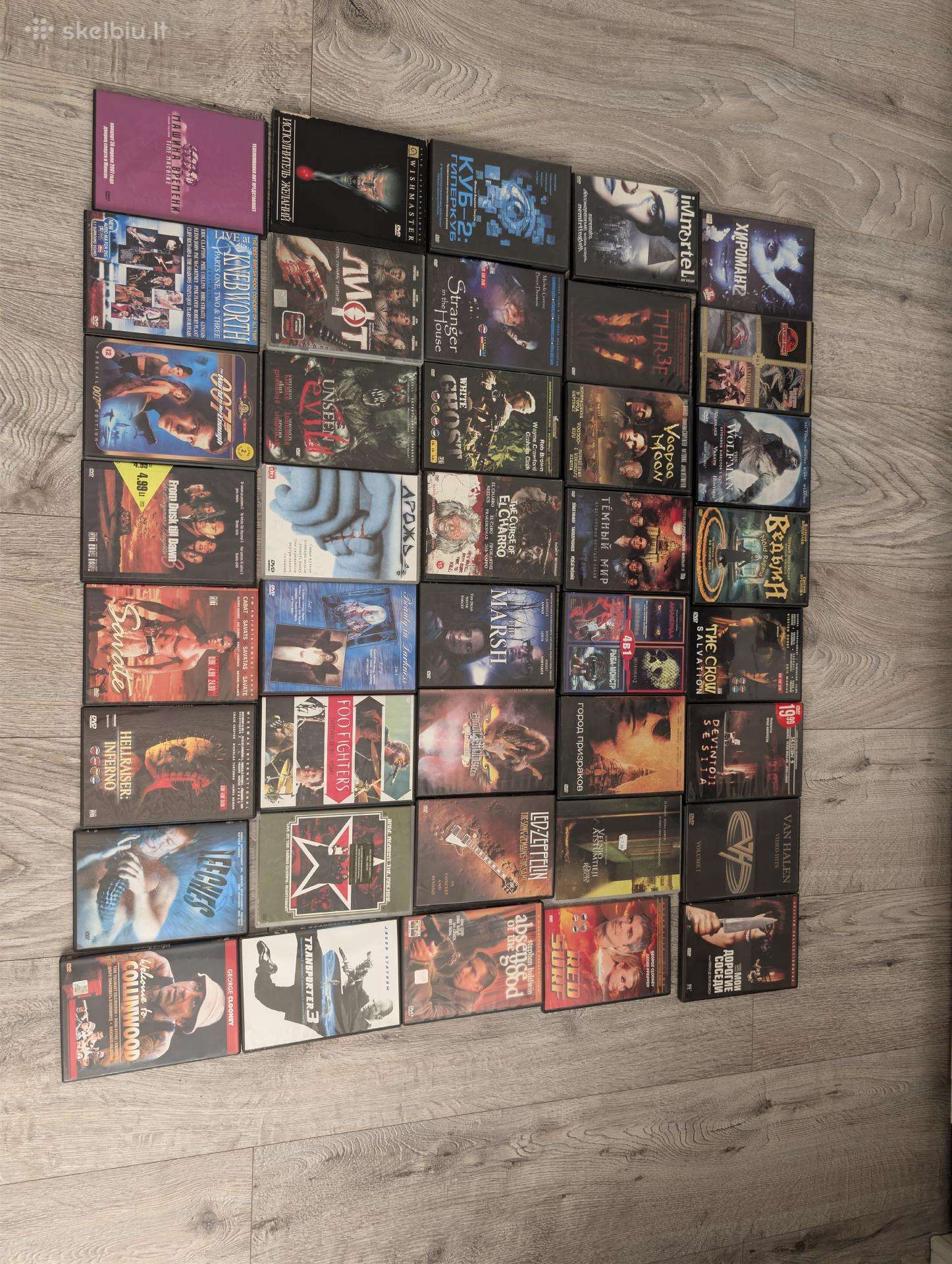 Dvd kolekcija (~550 vnt.) – Filmai ir Muzika