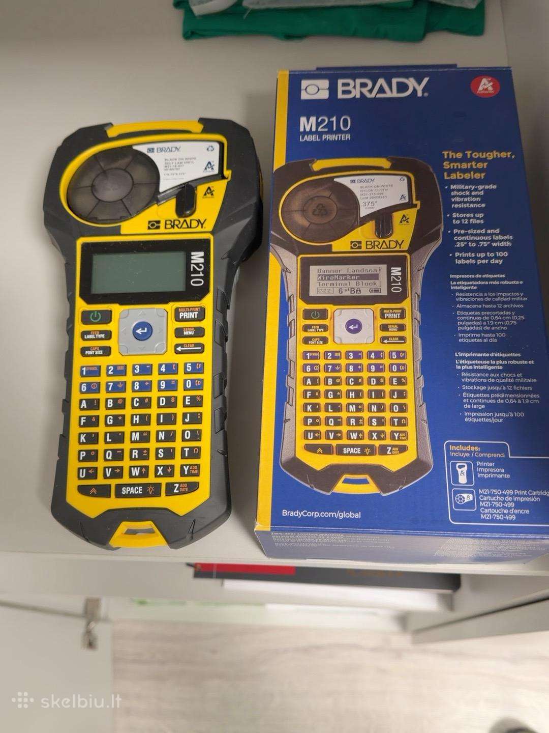 Brady M210 etikečių spausdintuvas printeris