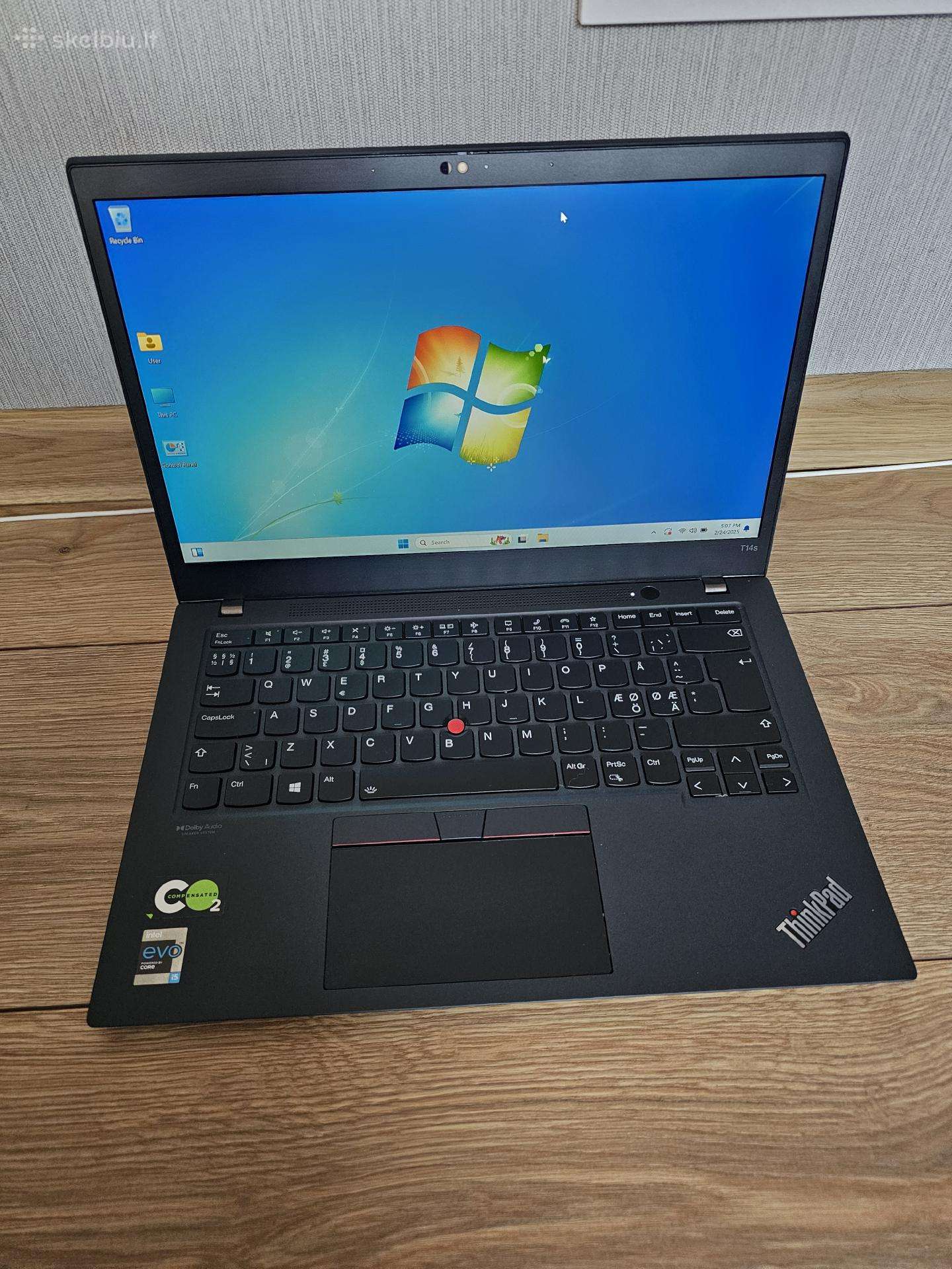 Lenovo Thinkpad T14s Gen2 I5-1145g7 16gb 256ssd 14