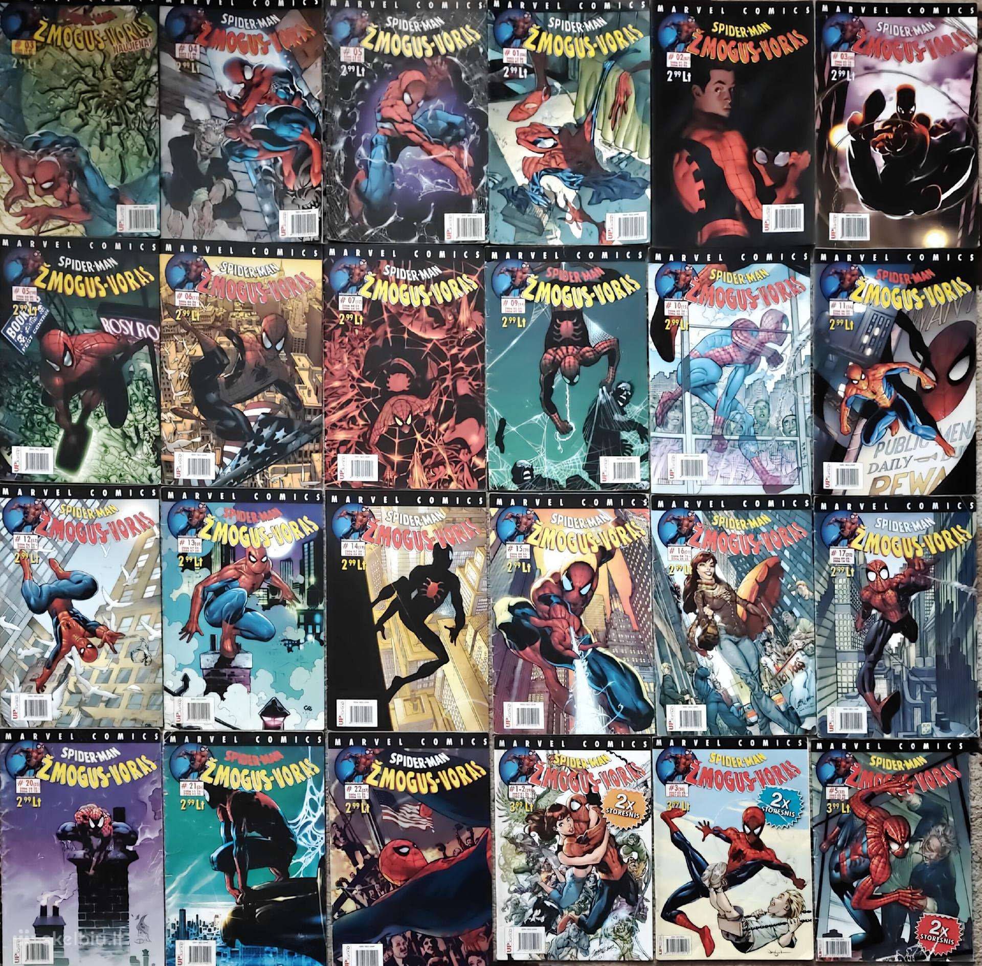 Lietuviški reti Marvel komiksai