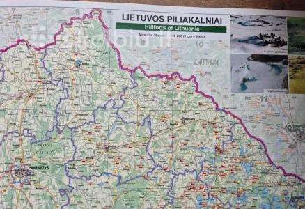 Lietuvos piliakalniai žemėlapis
