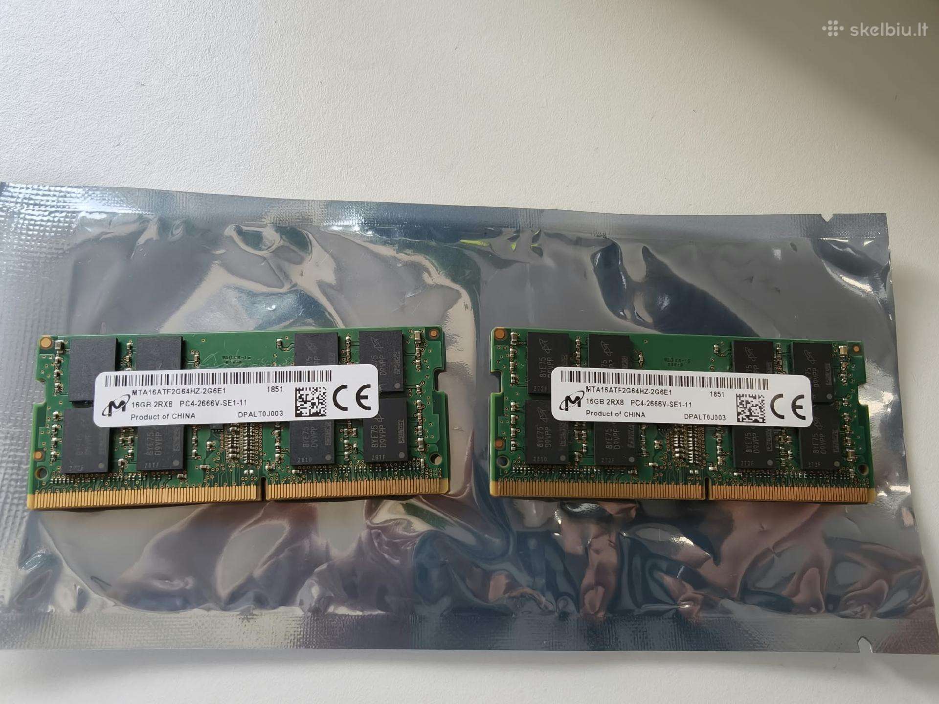 Ddr4 Sodimm RAM 2x16 GB Micron 32gb