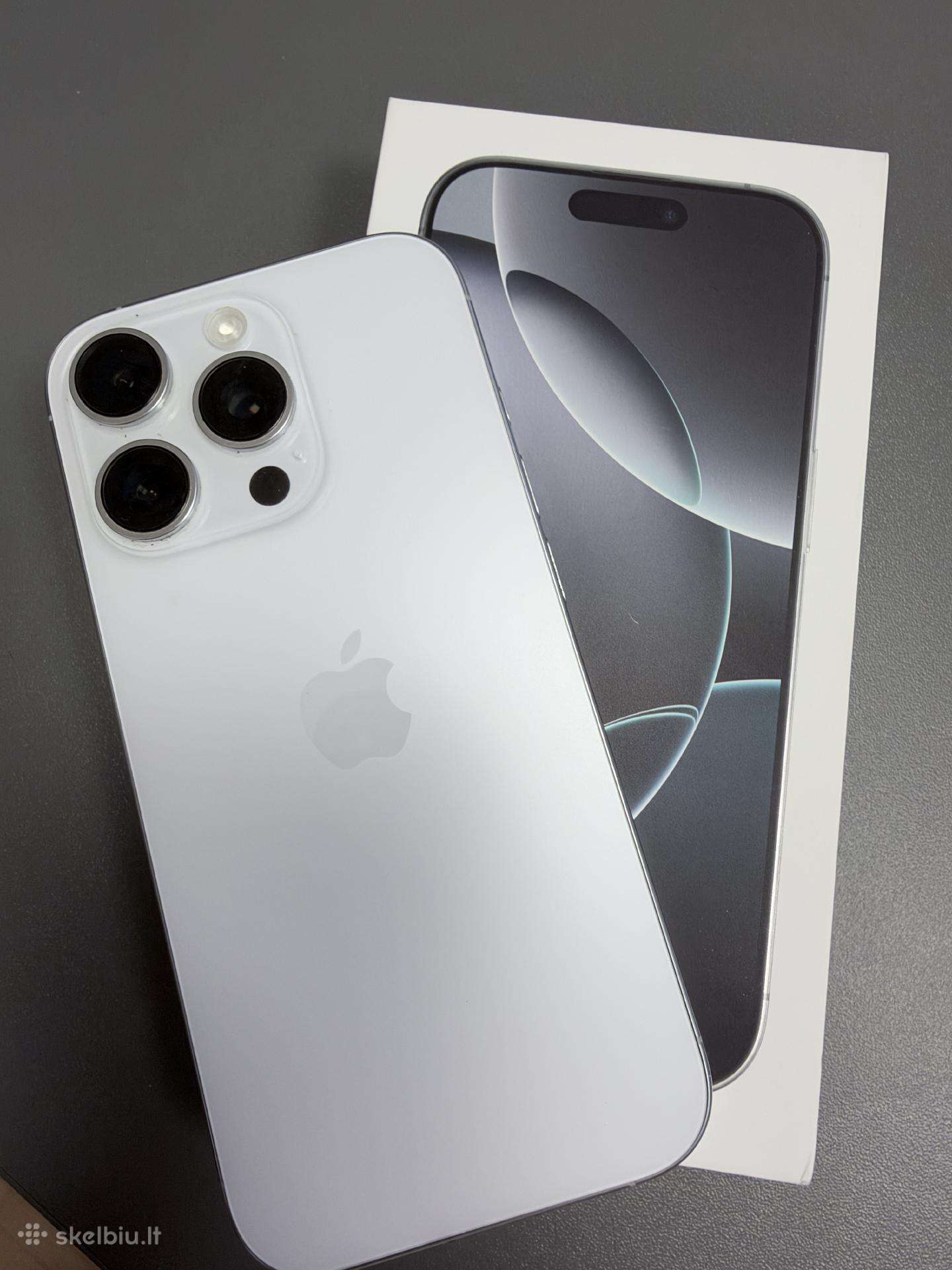 iPhone 16pro – labai geros būklės, su dėžute