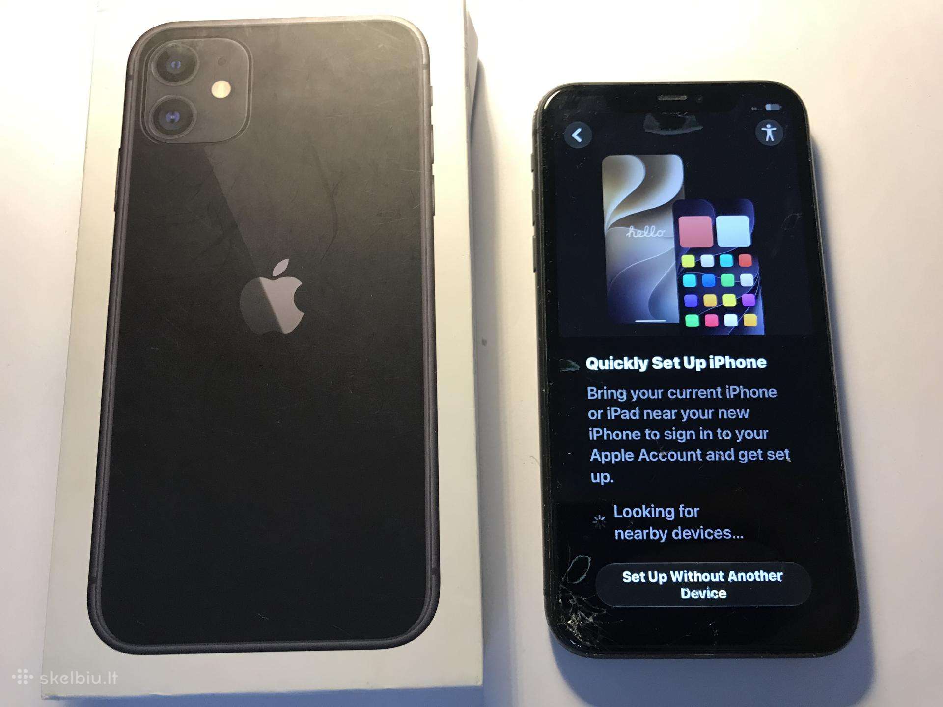 iPhone 11 Black 128gb neveikia