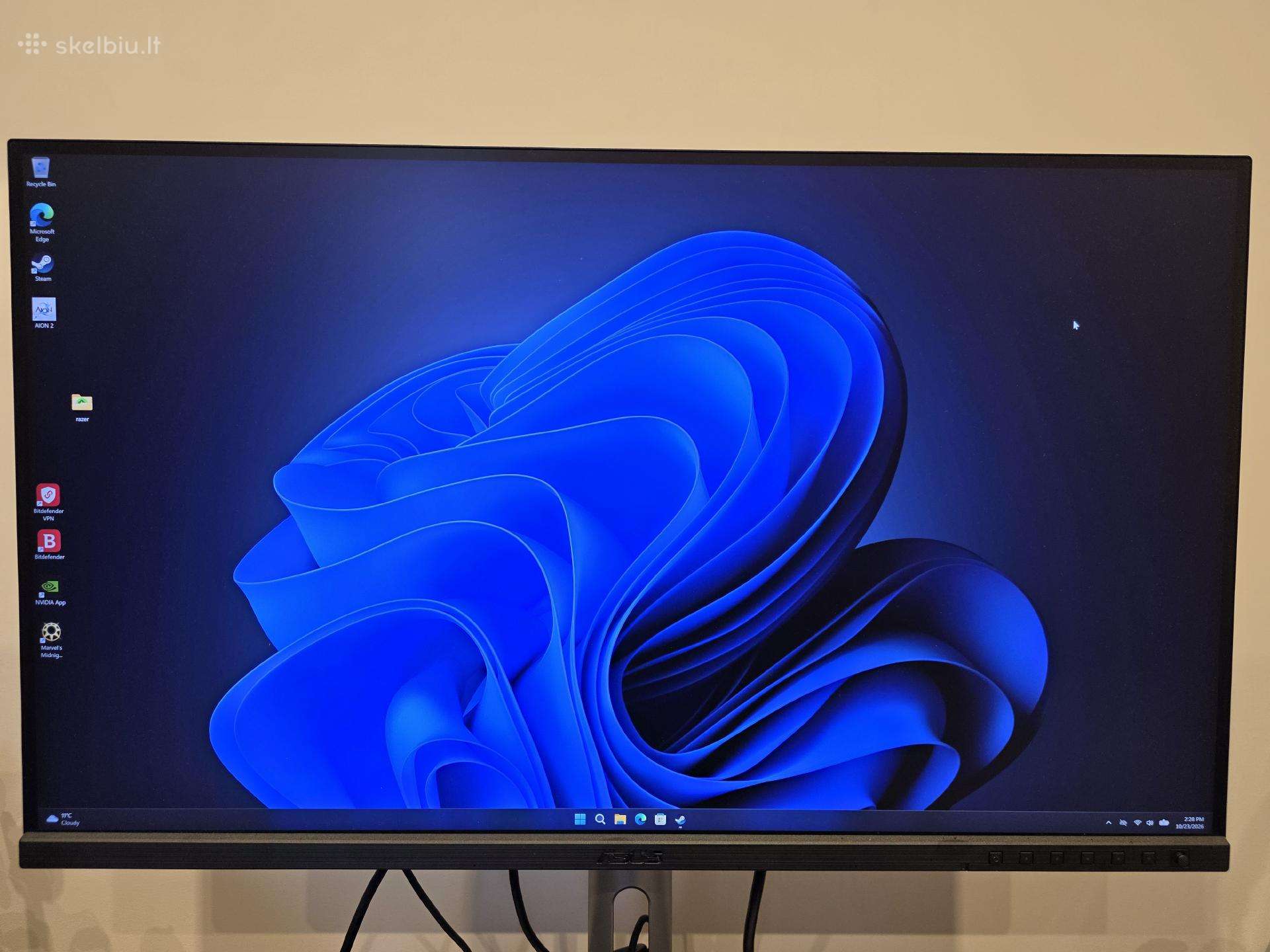 Asus Proart 5k monitorius, LT garantija