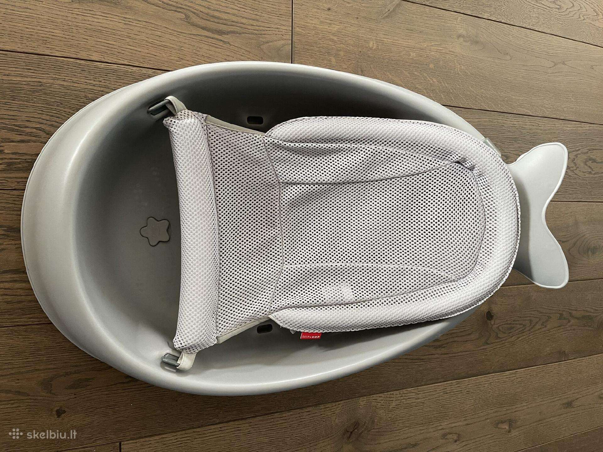 Skip Hop Moby Smart Sling 3 pakopų kūdikio vonelė