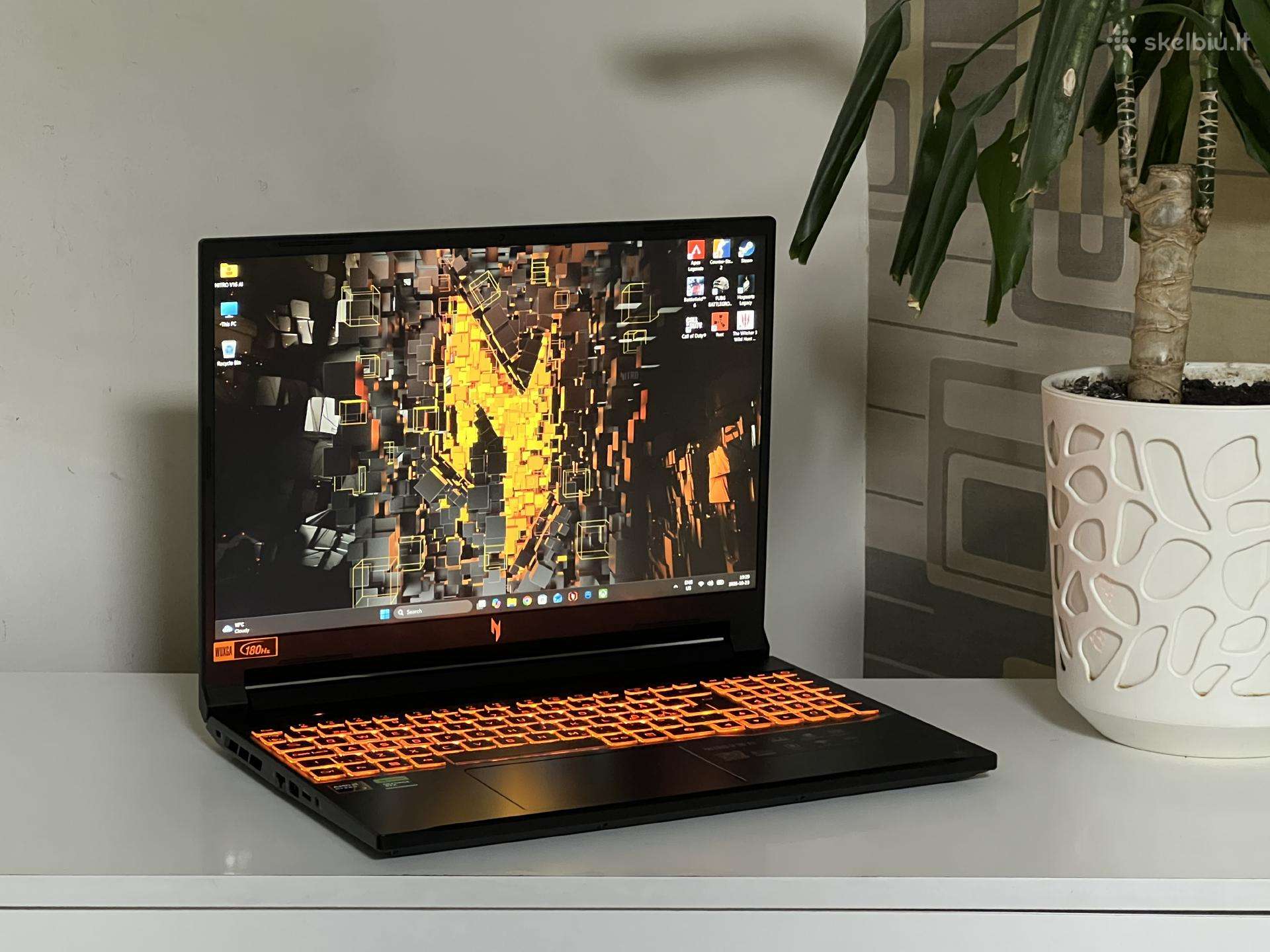 Parduodamas Nitro V16 su Rtx 5060, Ryzen 7, 180hz.