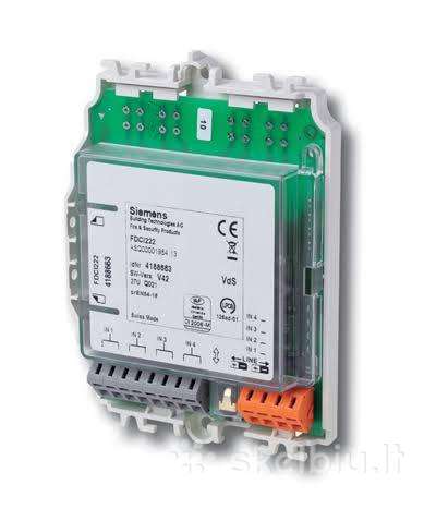 Siemens Fdci222 gaisro signalizacijos modulis