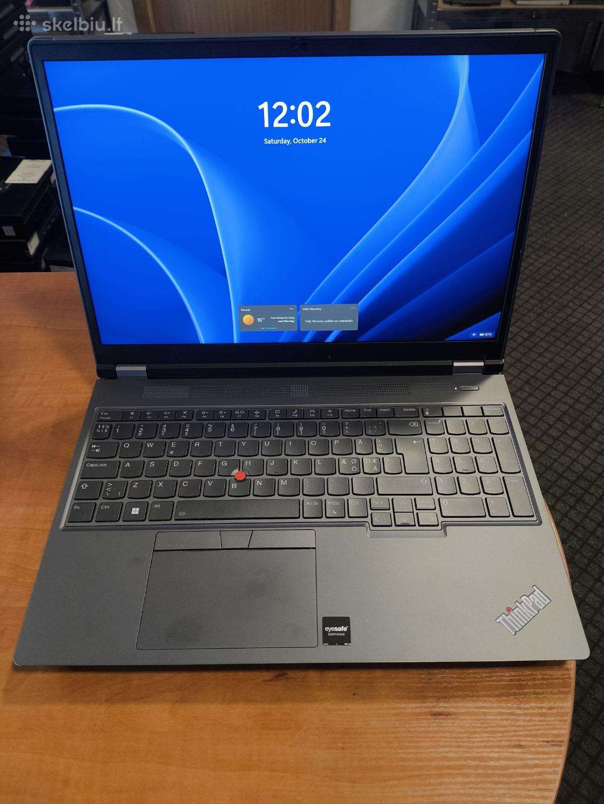 Thinkpad P16 i7-12800hx 32gb 512gb A1000 4gb 0%