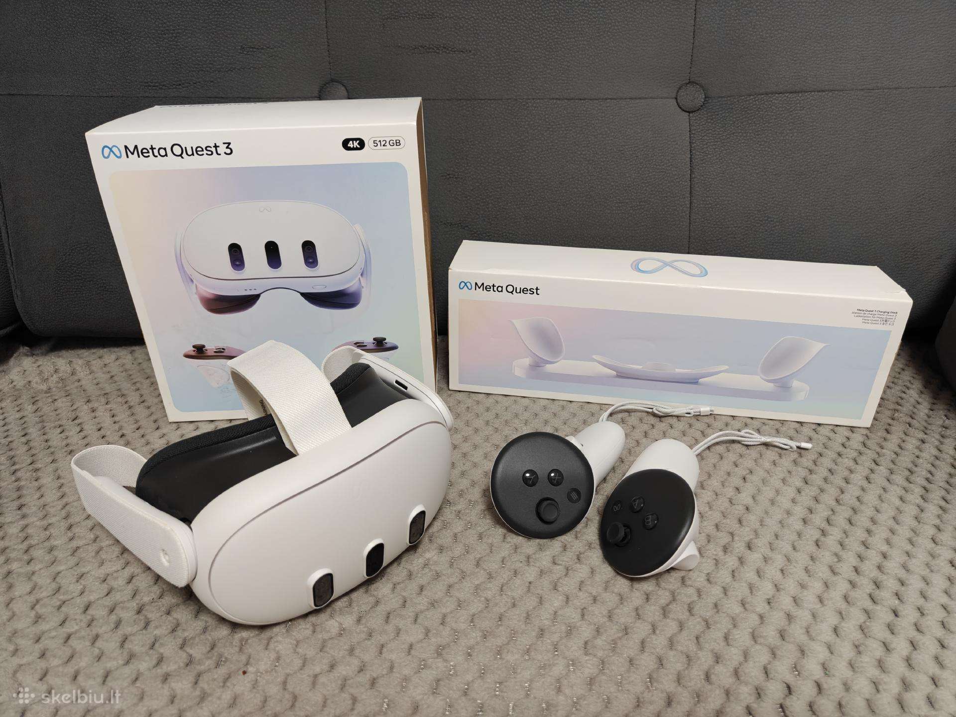 Oculus Meta Quest 3 512gb su arba be Charging dock