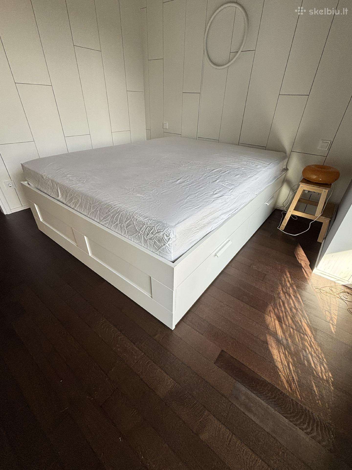 Lovos rėmas Ikea Brimnes 160cm.