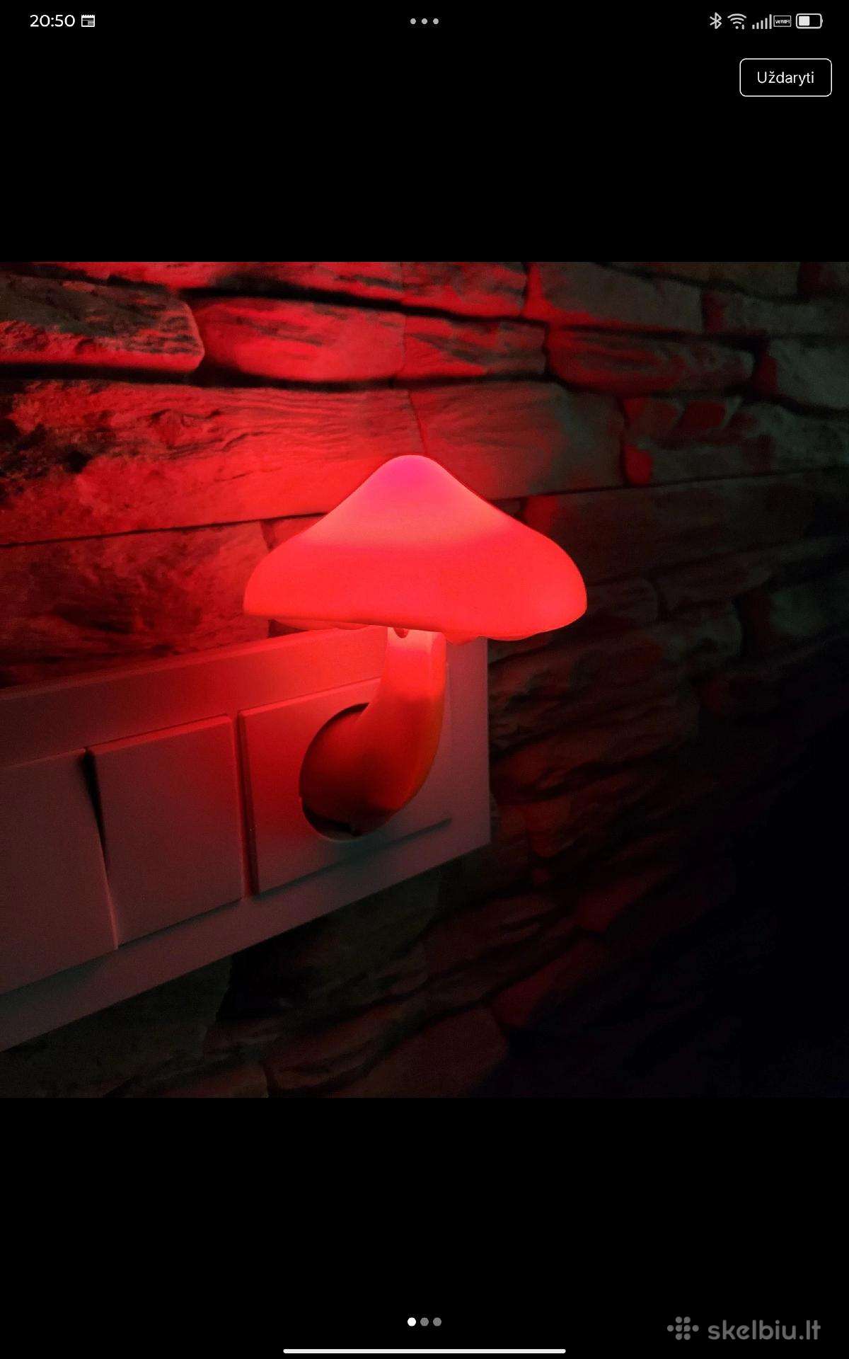 LED lempa grybas