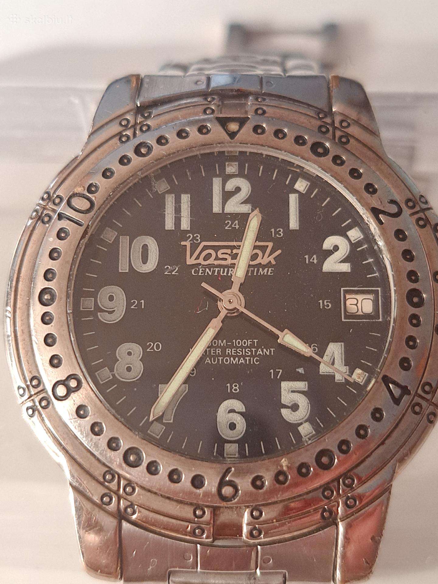 Vostok Century time Ččz 1990-metų