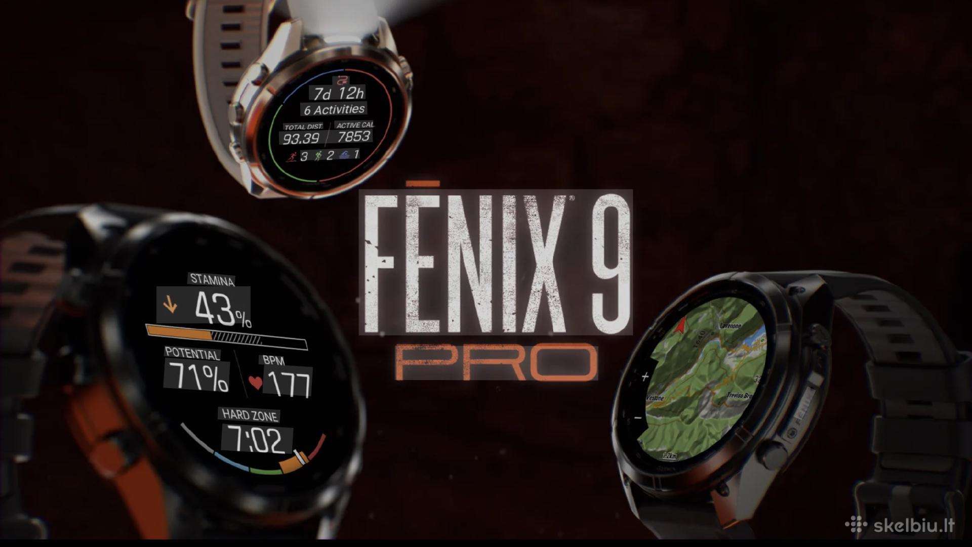 Pirkciau Fenix 9 pro
