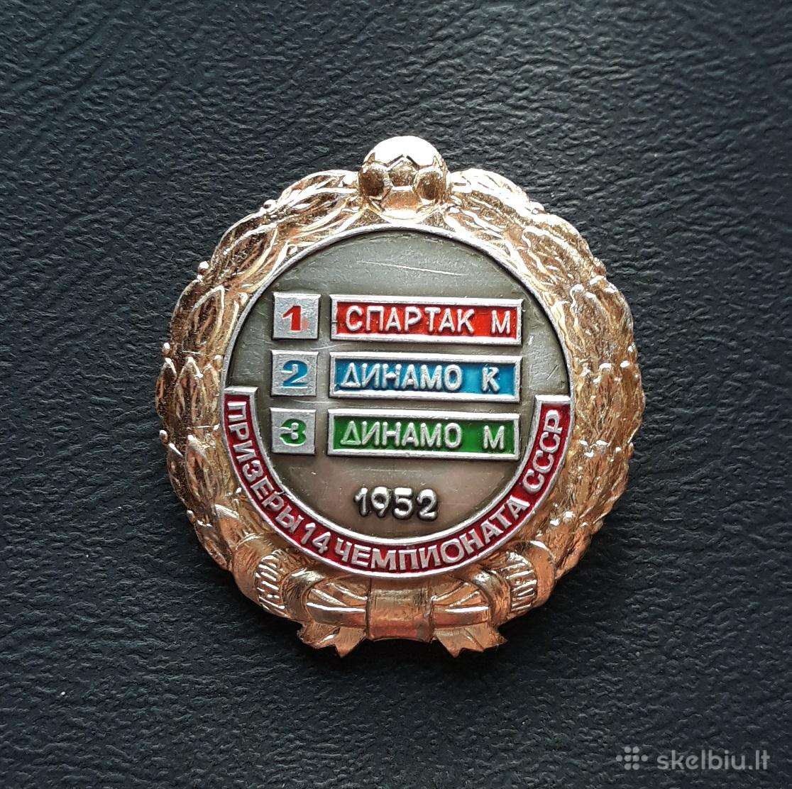 Futbolas Prizininkai 1952