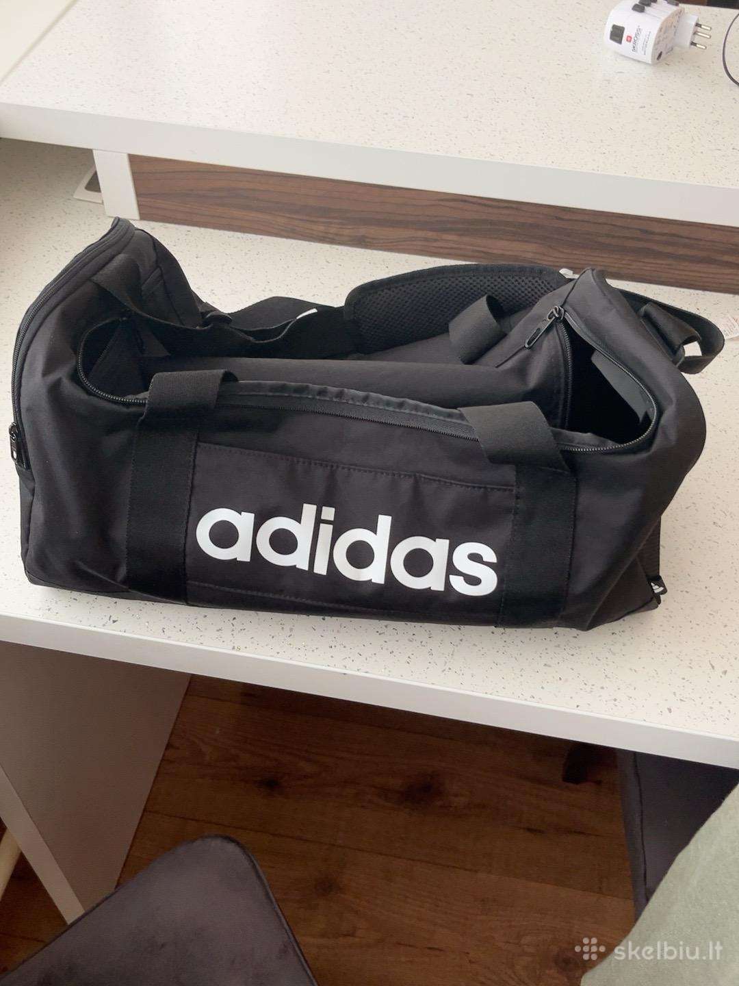 Adidas sportinis krepšys – juodas, geros būklės