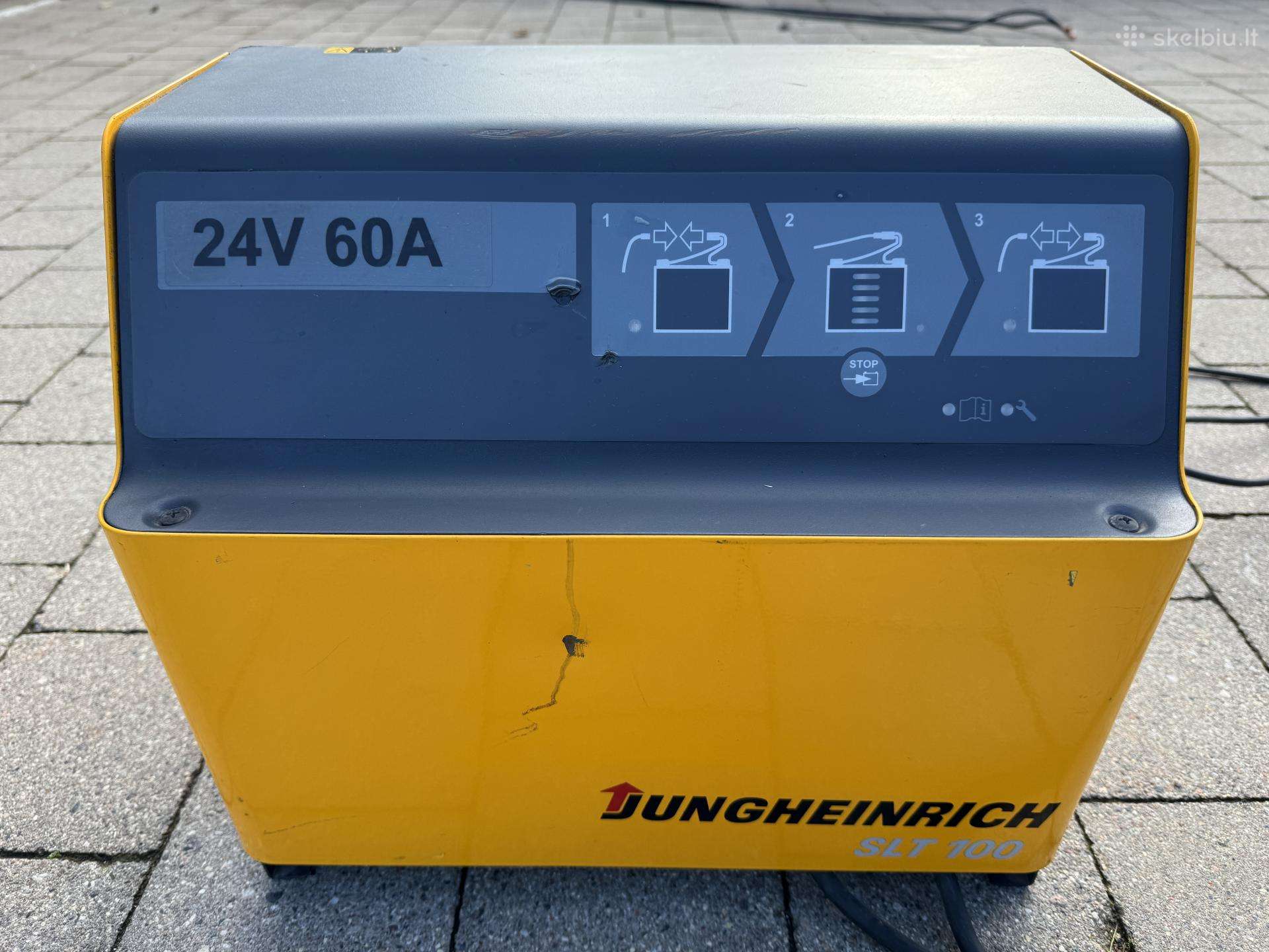 Jungheinrich Slt 100 akumuliatorių įkroviklis, 24