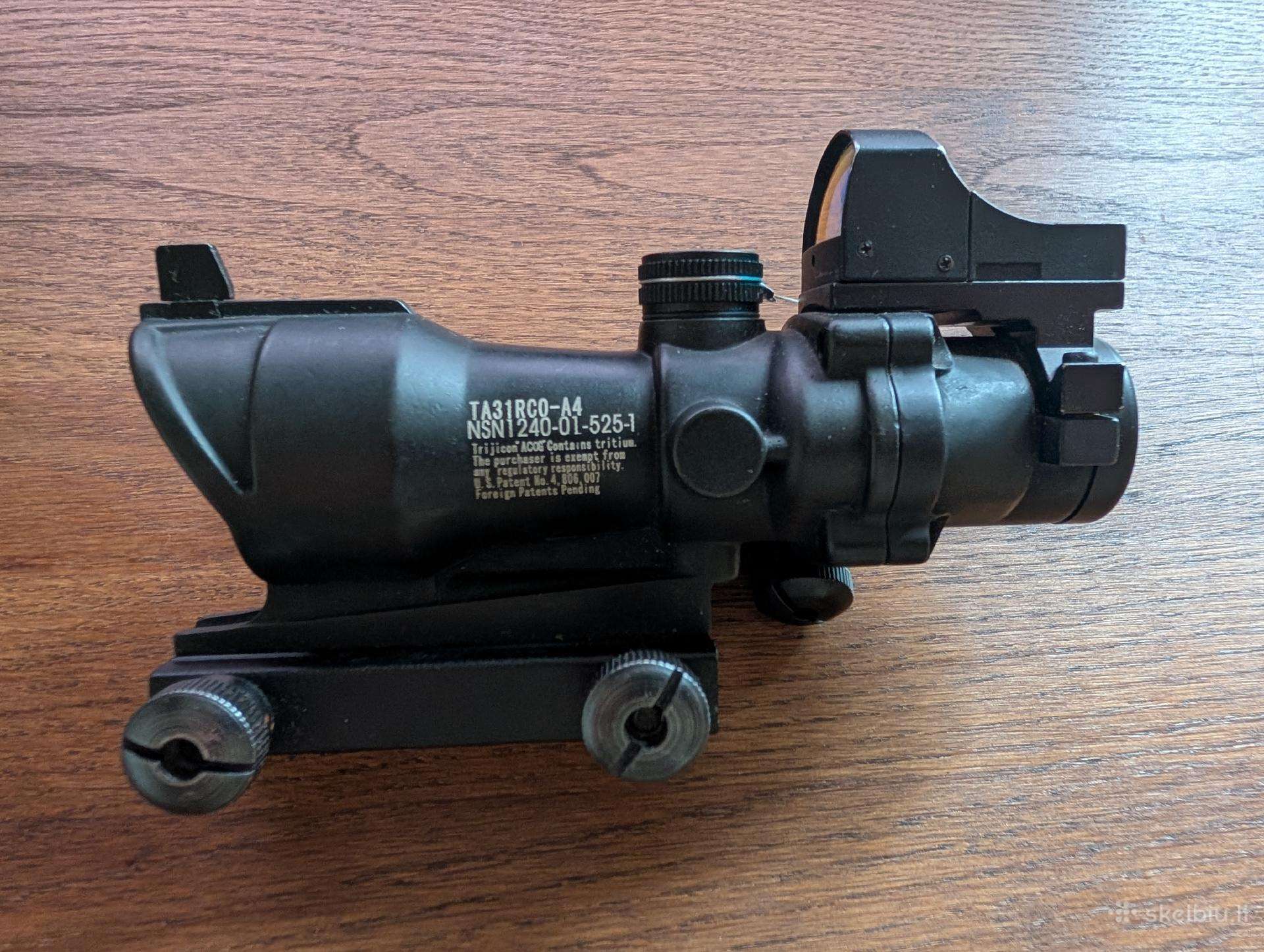 Airsoft Acog kolimatorius + red dot