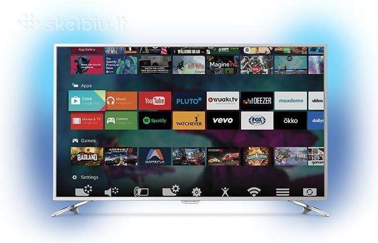 Philips 55pus6501 140cm smart 4k 100hzh hdr ambili