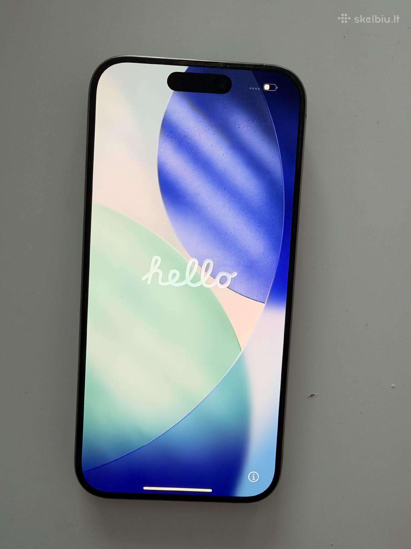 Parduodu iPhone 15 Pro, 256 GB