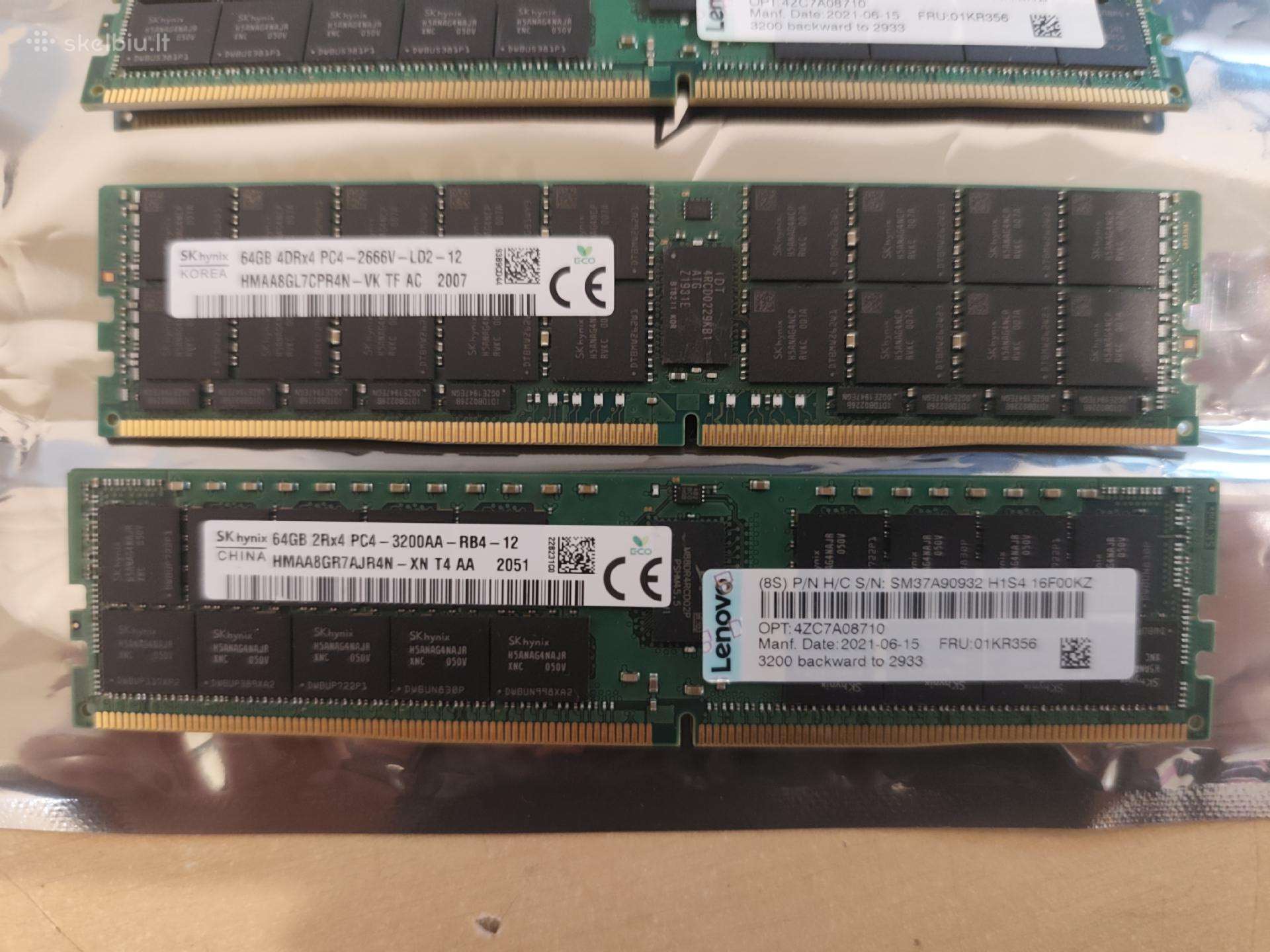 Serverinė RAM Ddr4 Ecc Rdimm – 32 GB ir 64 GB