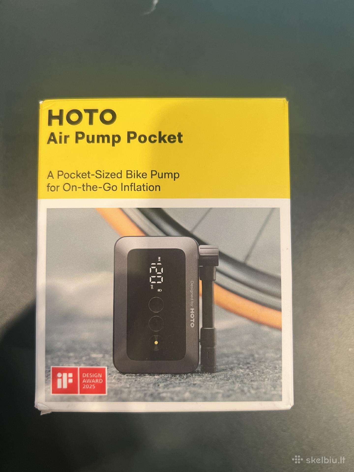 Hoto Air Pump Pocket elektrinė dviračių pompa