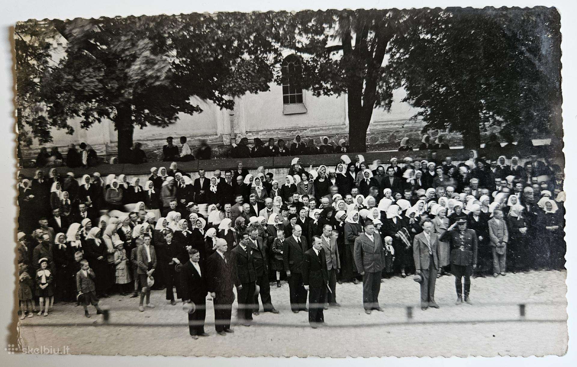 Tautos dienos minėjimas Pasvalyje 1937 m.