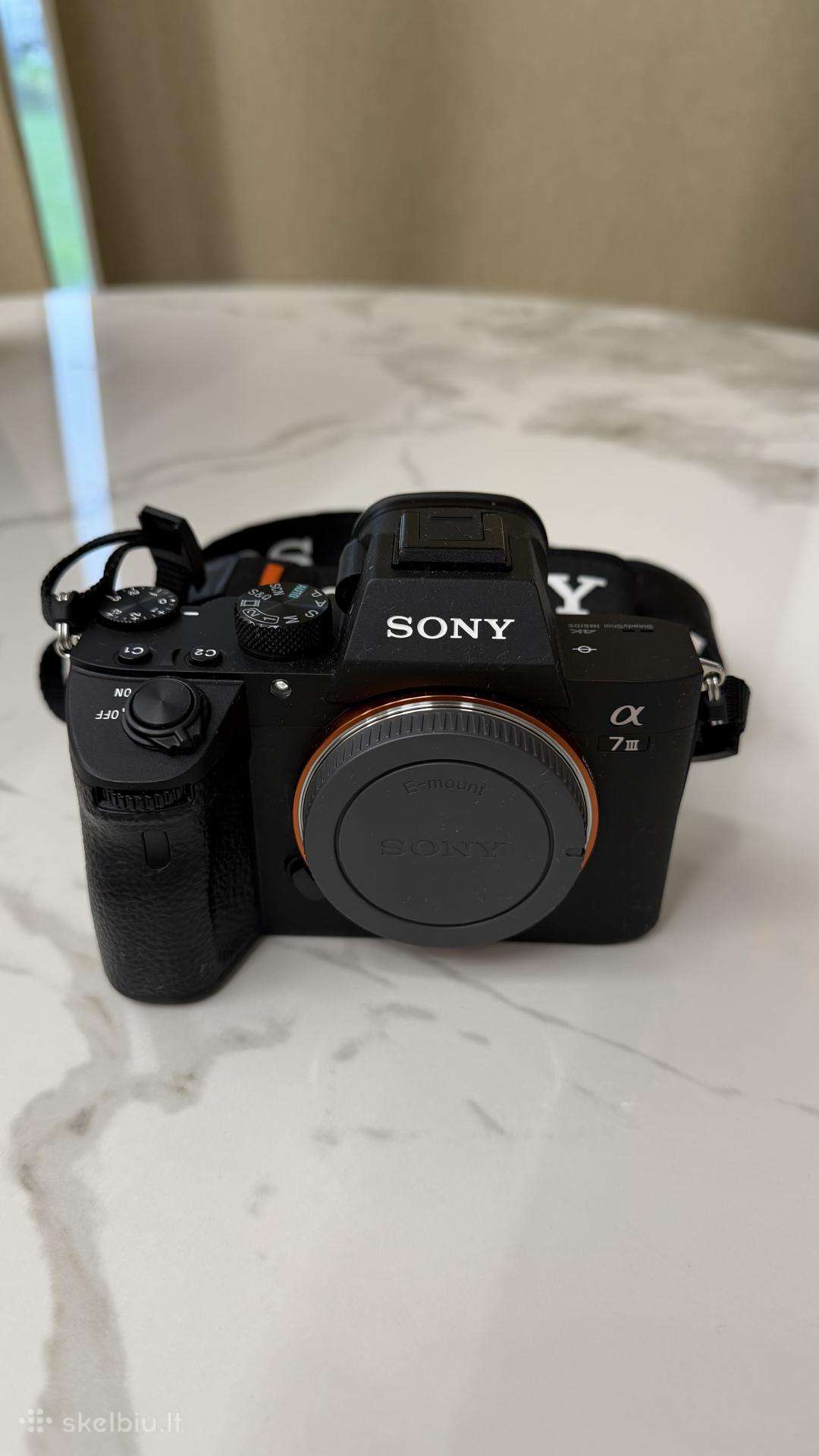 Parduodamas Sony A7 III komplektas