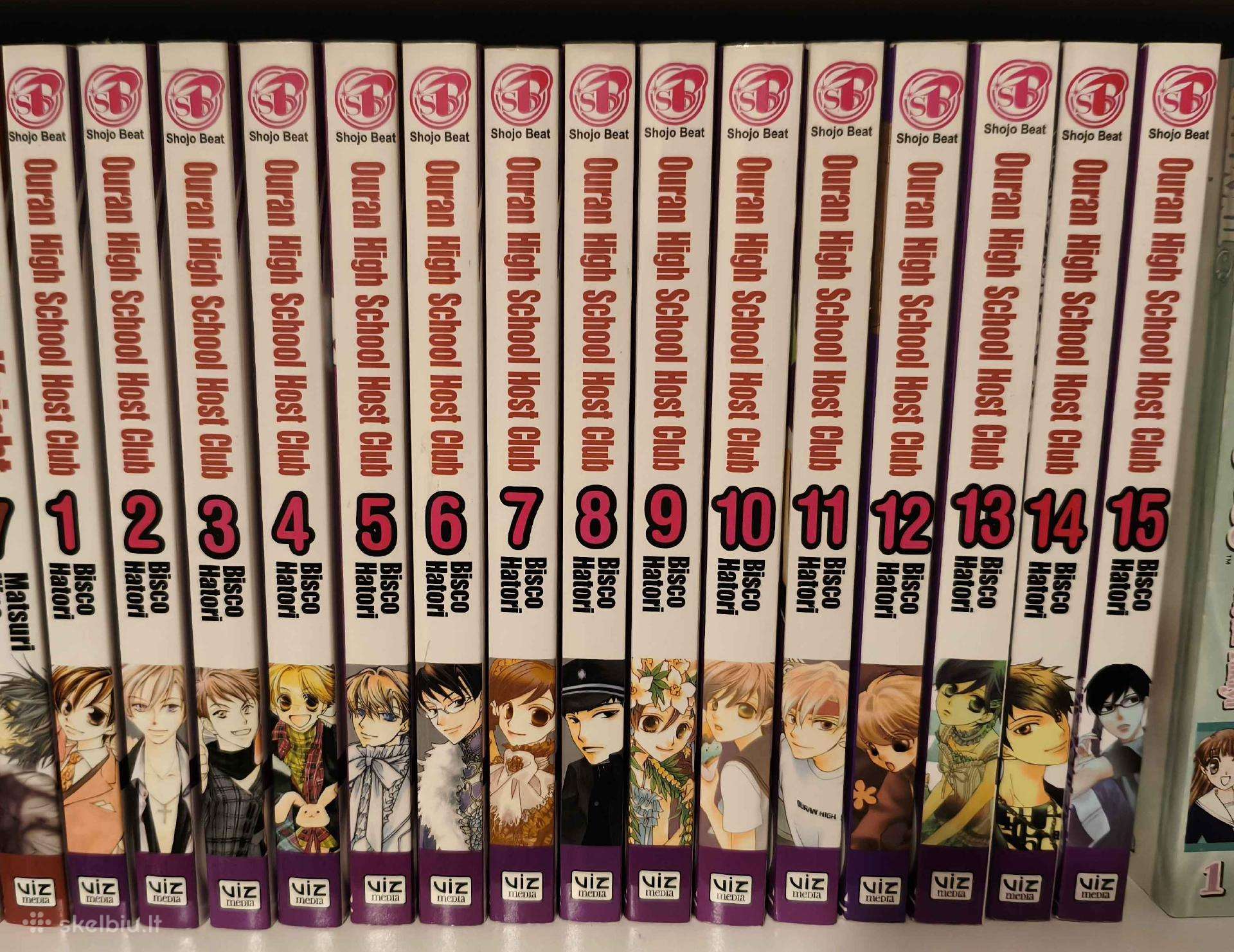 Ouran High School Host Club Manga, 1-15 English