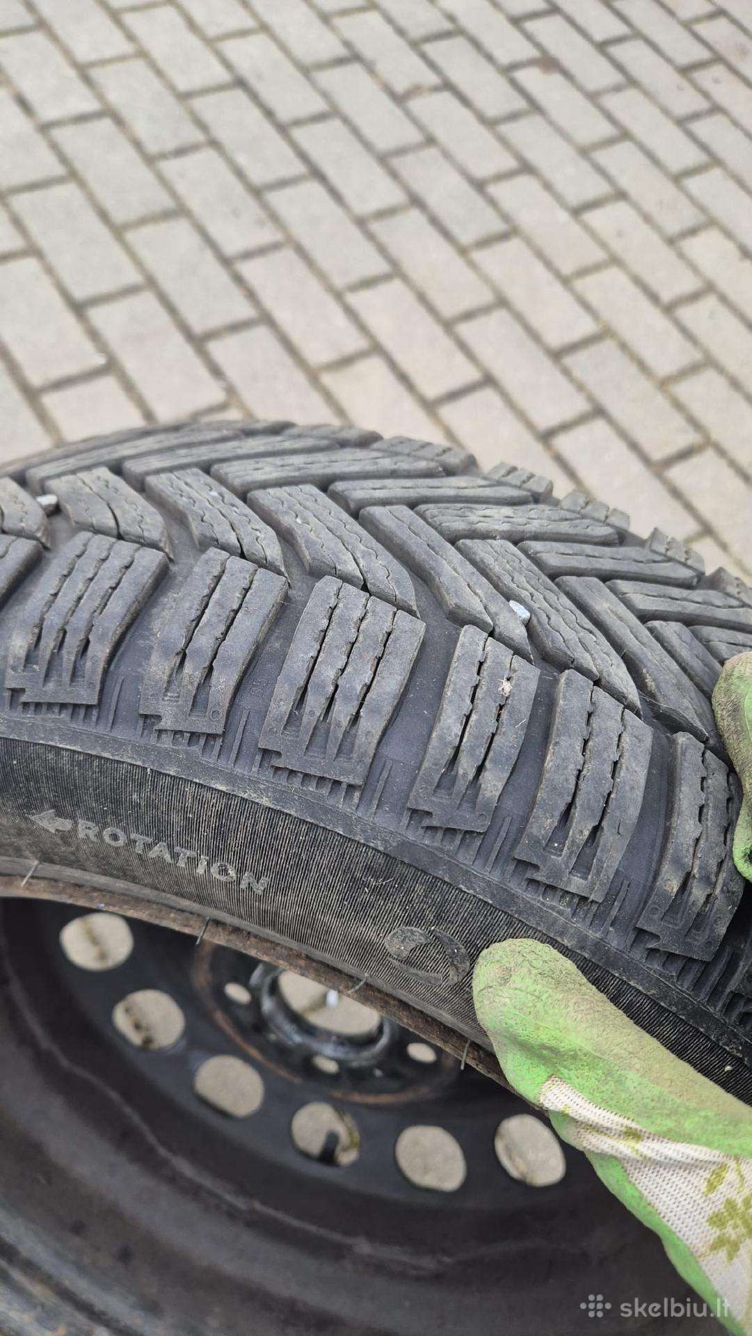 Ratai R16: Michelin Alpin 6 (2022 m.) + skardiniai