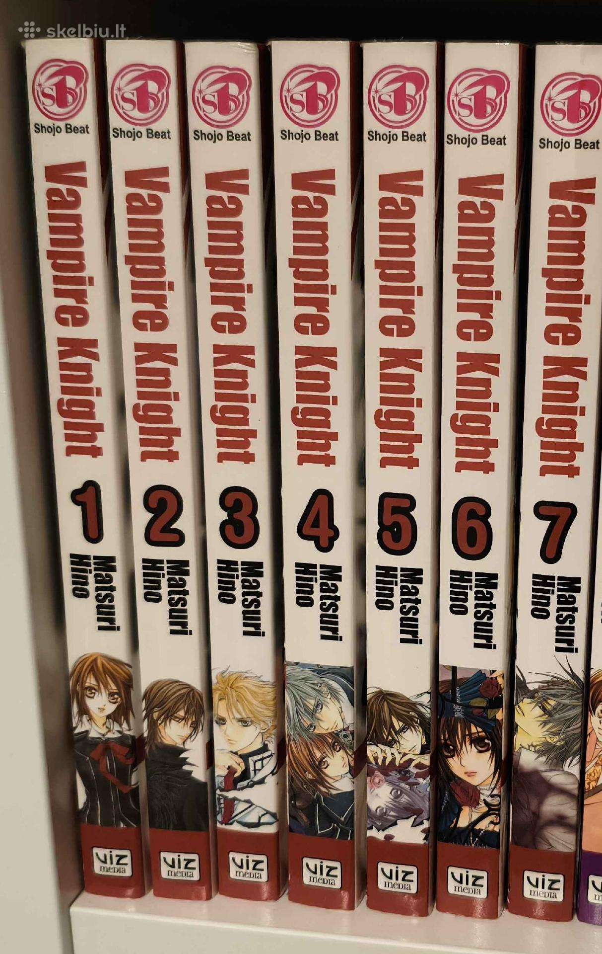 Vampire Knight Manga, English 1-7