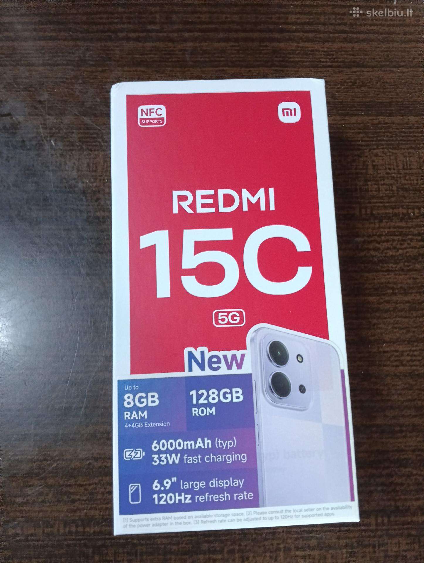 Parduodu redmi 15c 5G