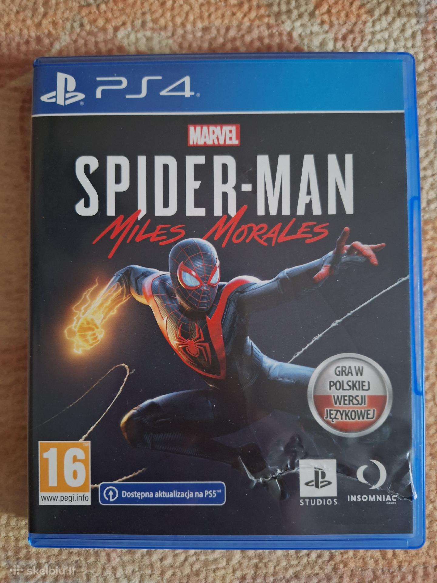 Spiderman miles morales ps4