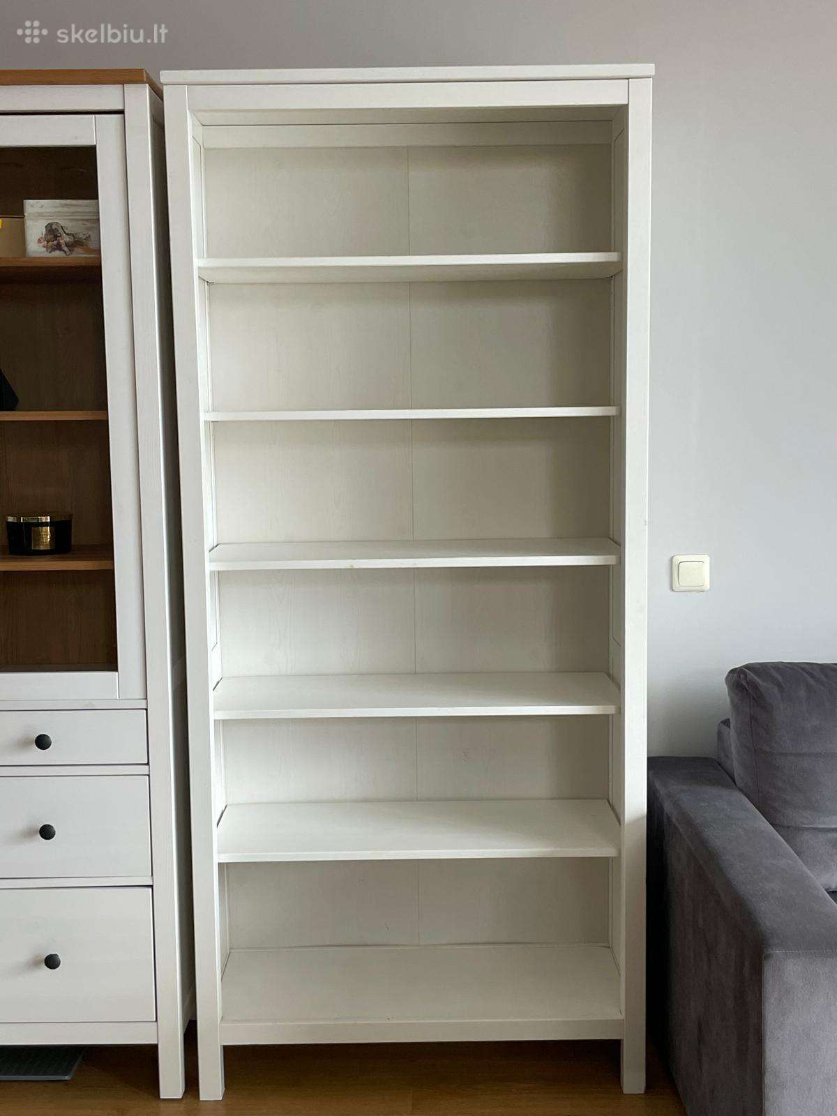 Parduodu baltą Hemnes Ikea lentyną