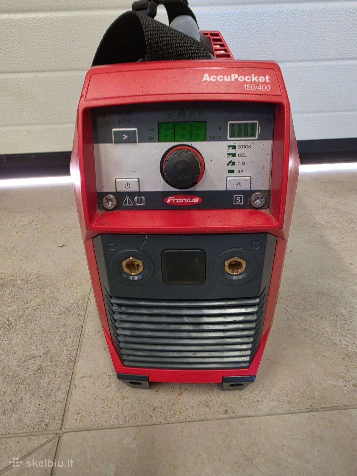Fronius Accupocket 150/400 suvirinimo aparatas.