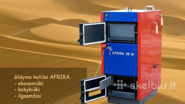 Naujas kieto kuro katilas Afrika