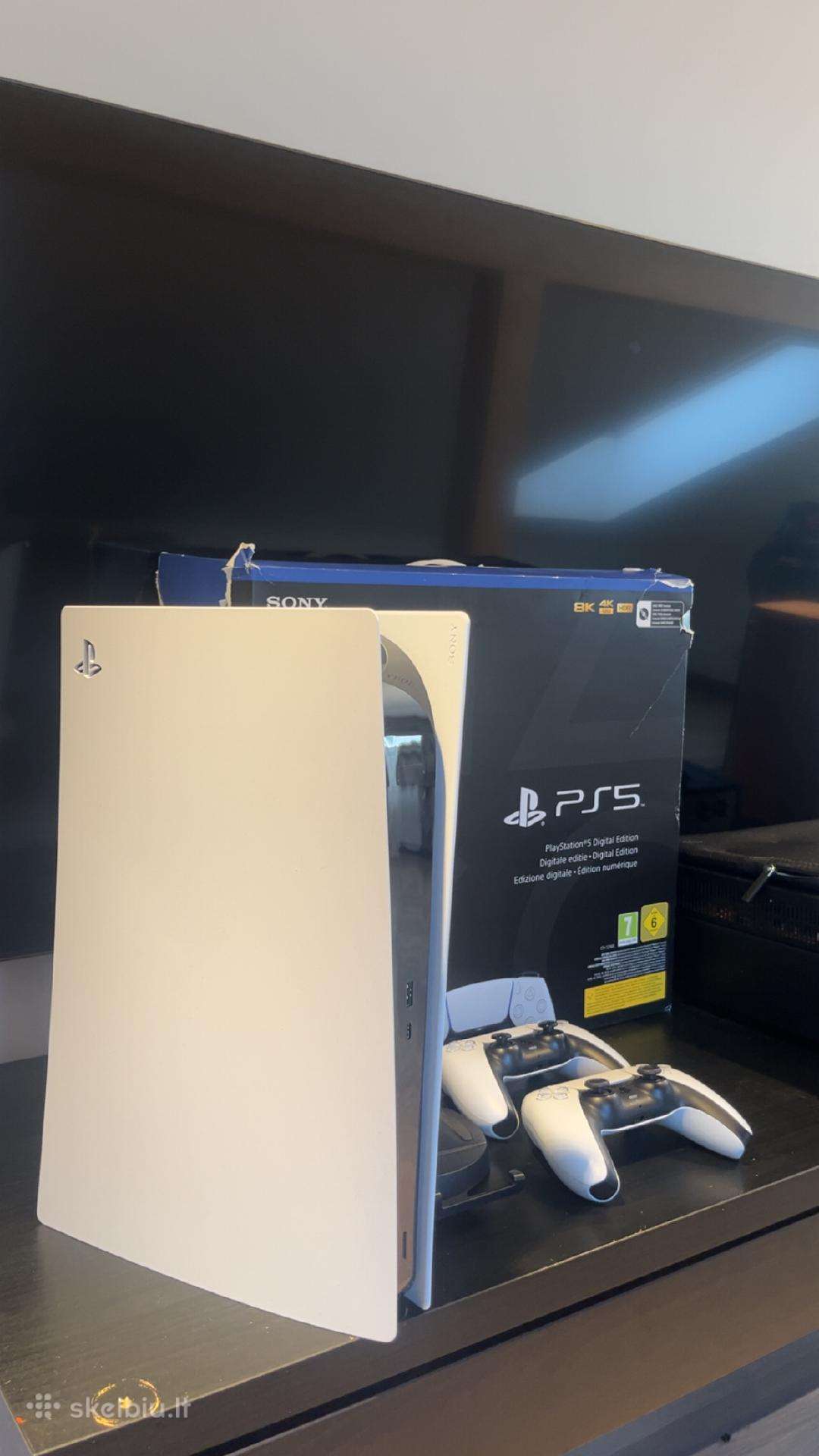 Playstation 5 idealus, 2pultai, laidai, paskyra