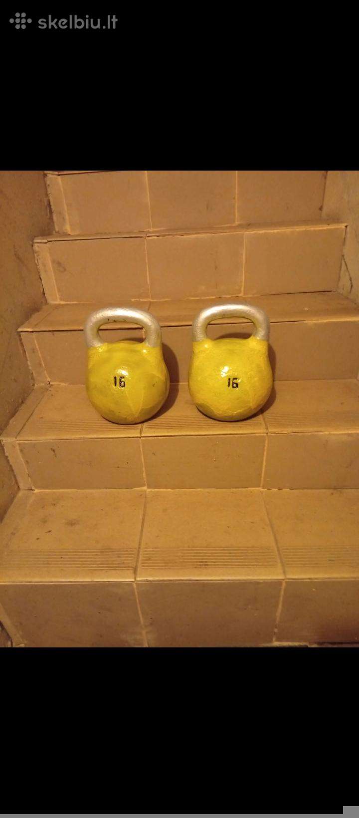 2x16kg./2x24kg.varžybinės vieno gamintojo