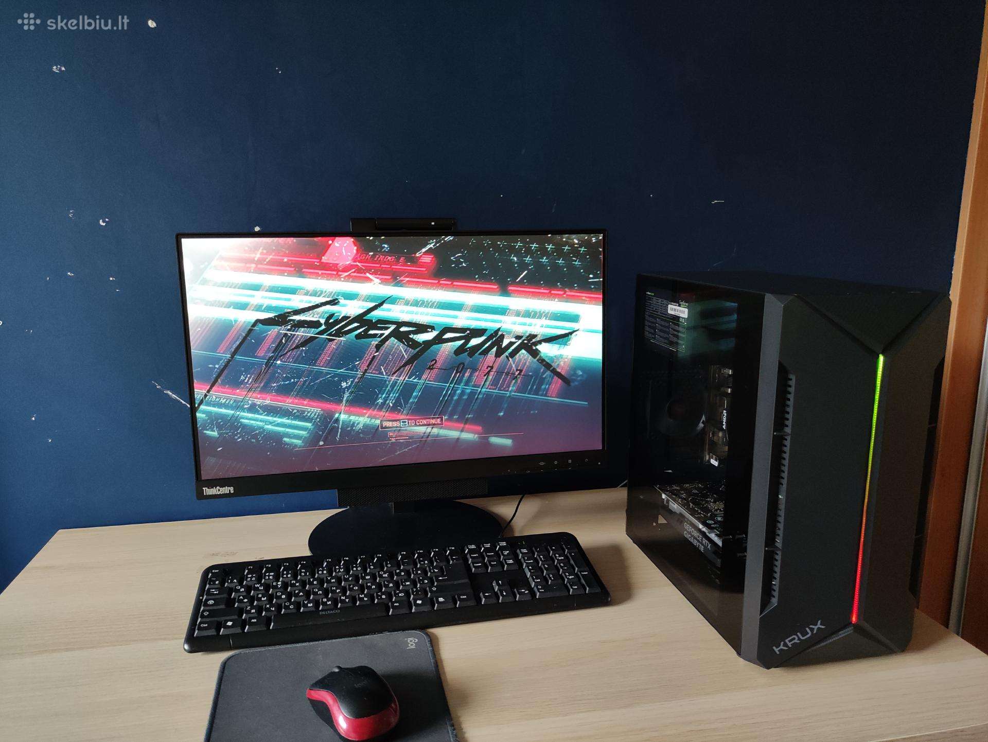 Kompiuteris Ryzen-rtx-ddr4 16gb-SSD Nvme-windows