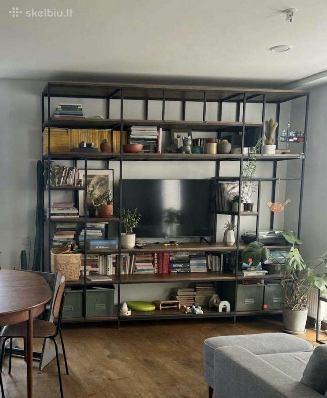 Oaky Oak Furniture industrinio stiliaus lentyna