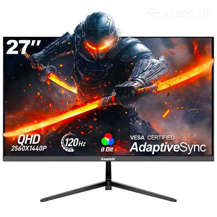 27 coliu Monitorius Gawfolk 2k Ips 120hz 1ms