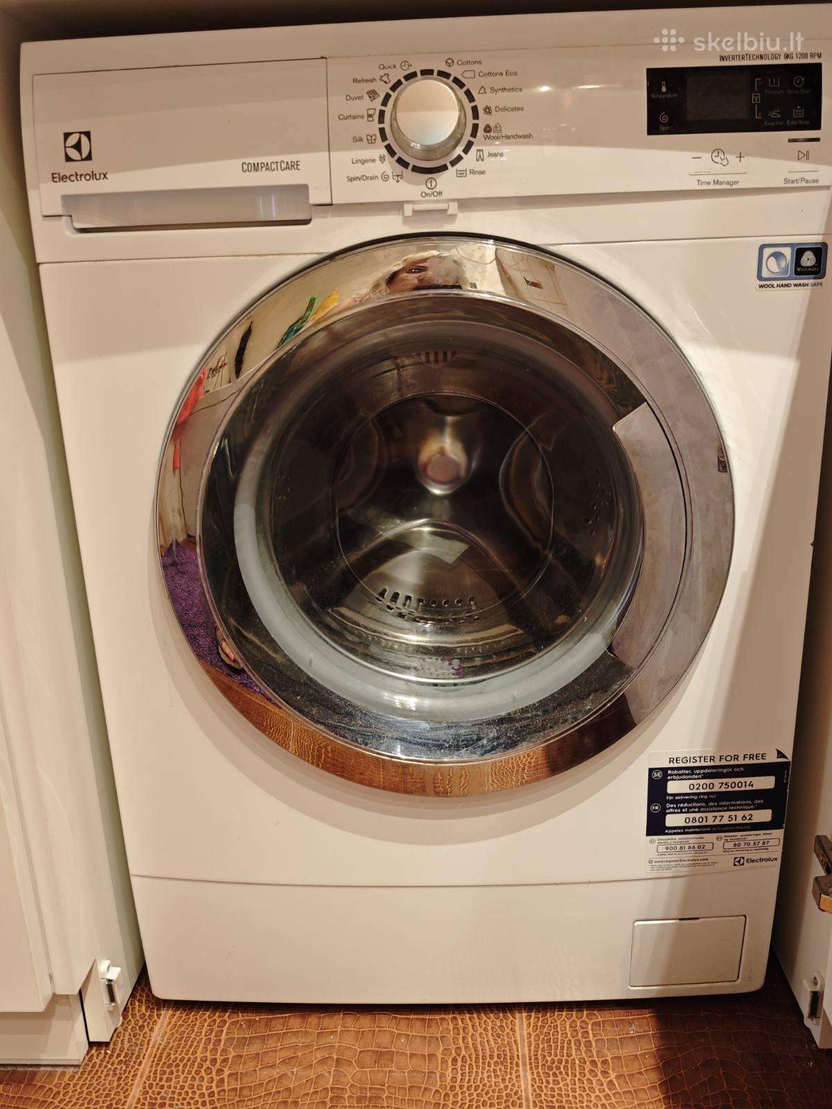 Electrolux, Ews1266ci 6 kg talpos,su defektu.