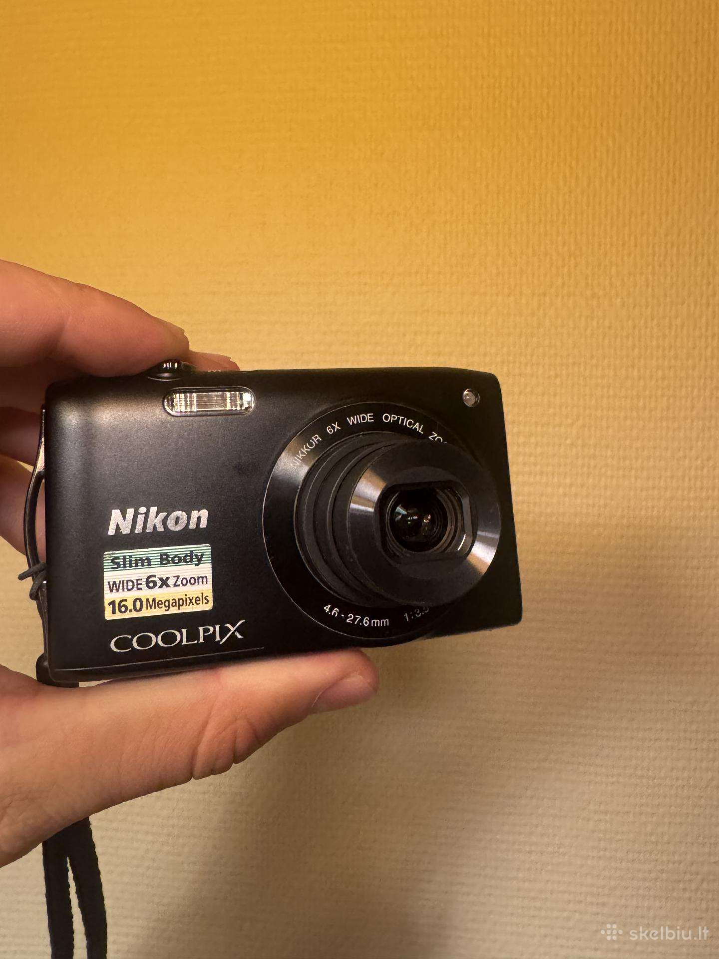 Nikon Coolpix S3200 skaitmeninis fotoaparatas