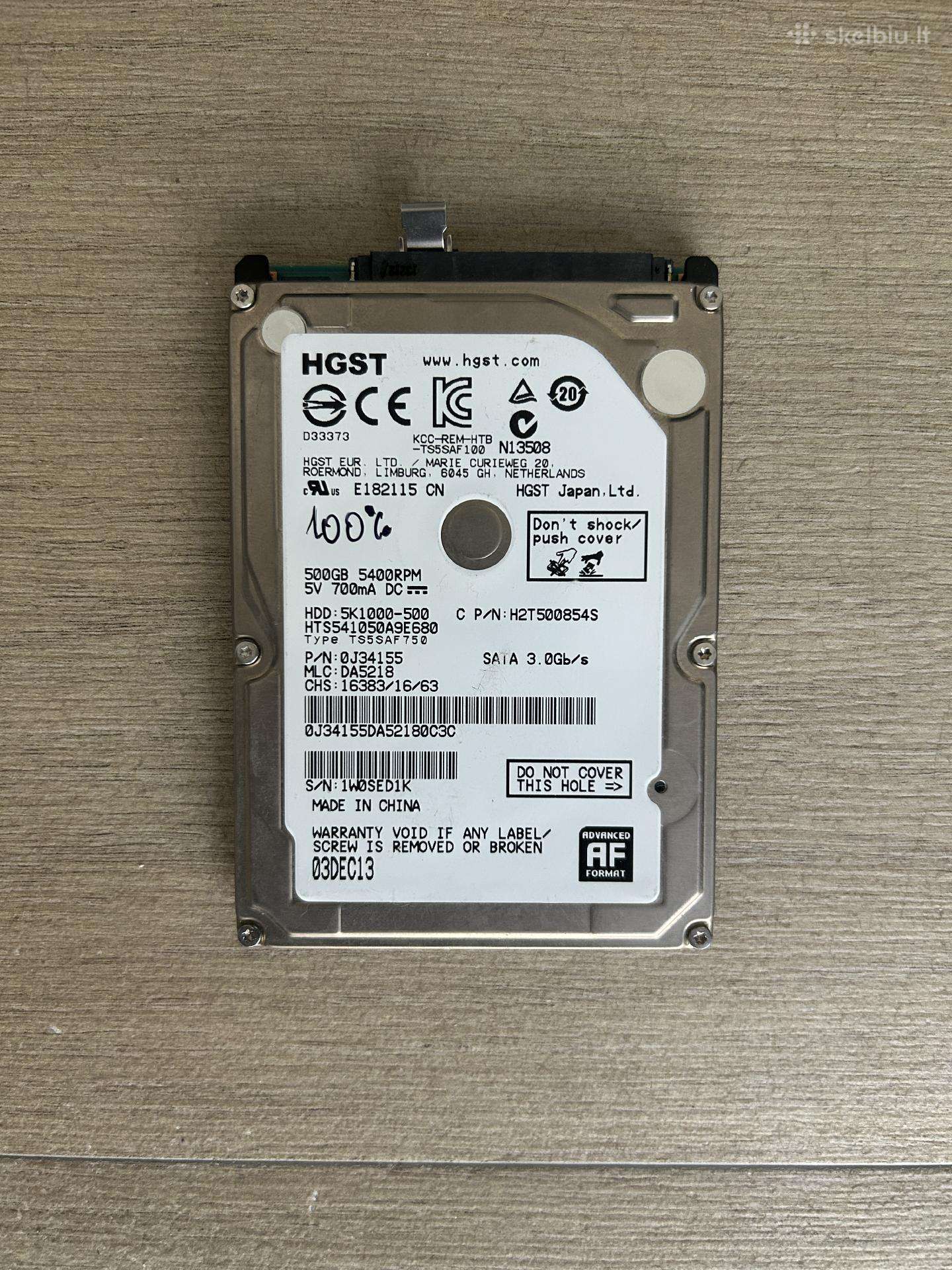 Hgst 500 GB HDD