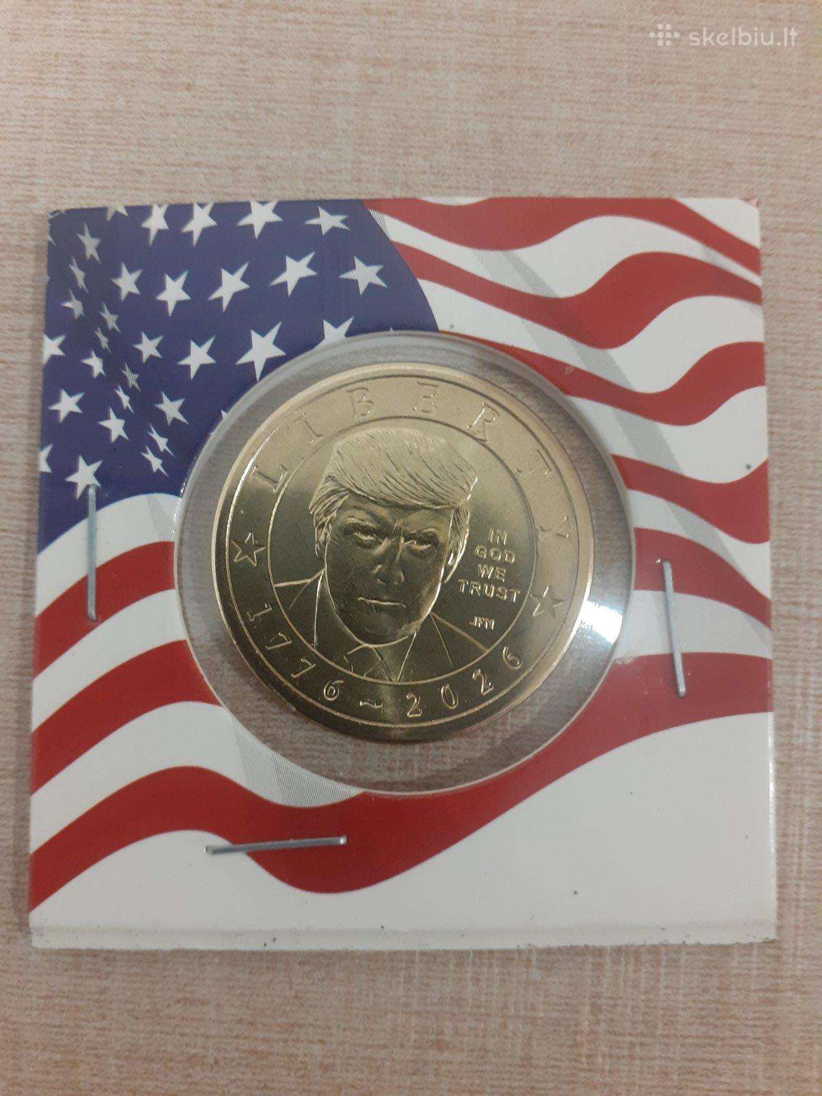 1 usa doleris su D.trumpu